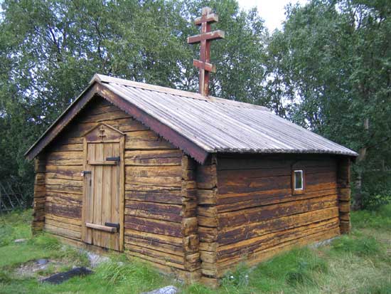 Orthodoxe Kapelle in Neiden