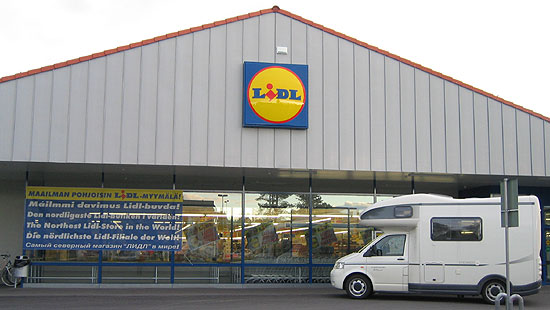 Der Nrdlichste Lidl der Welt