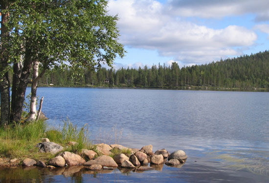 Nhe Polarkreis in Finnland