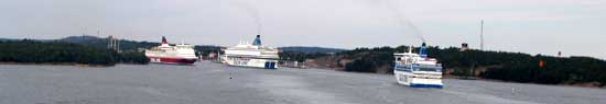 Schiffsverkehr vor Marienhamn